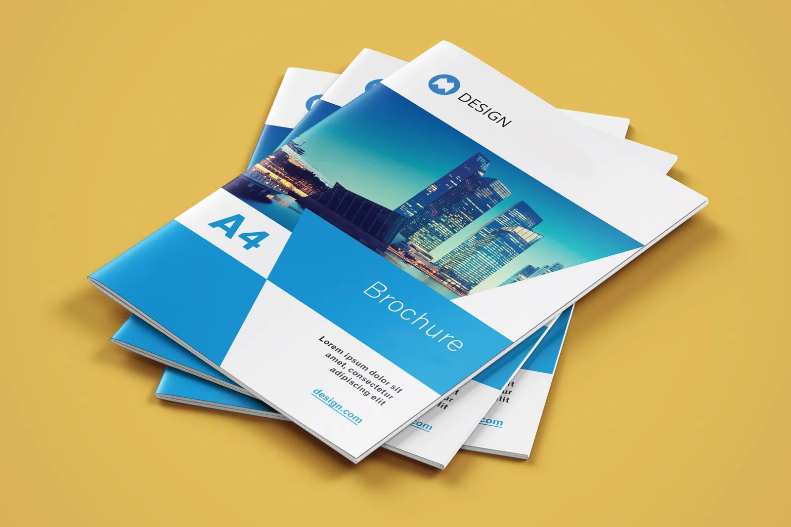 Advertising booklet and postcard