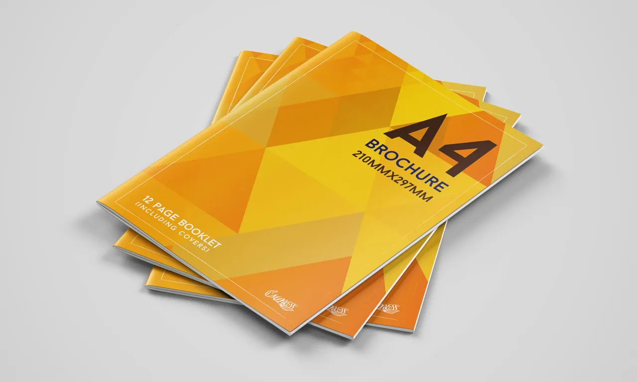 Professionally bound multi-page booklets with saddle-stitch or perfect binding options