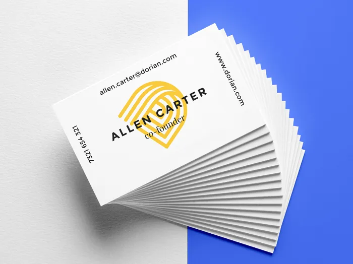 Premium business cards example