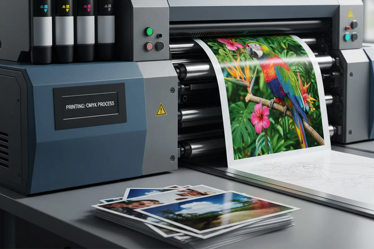 Modern printing equipment and technology used for quality print production in Maldives