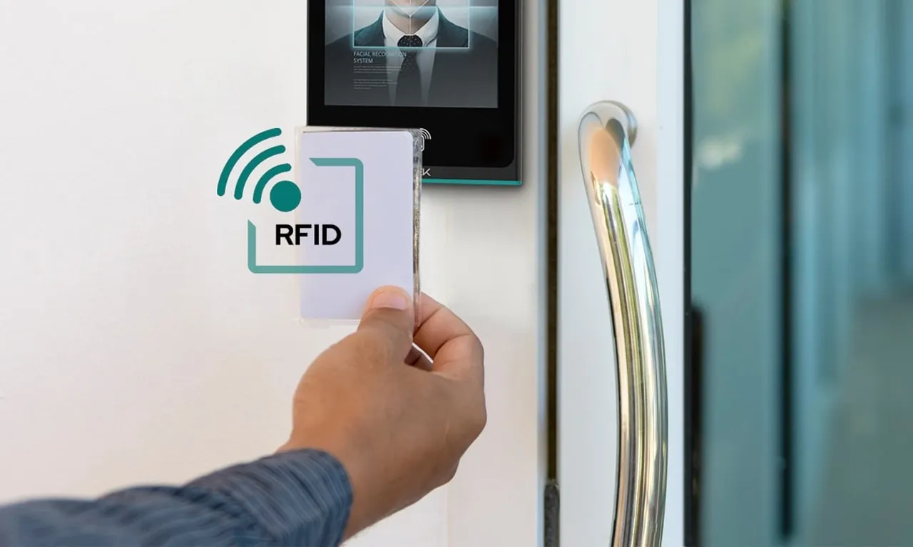 Contactless RFID access control cards for secure building and attendance systems