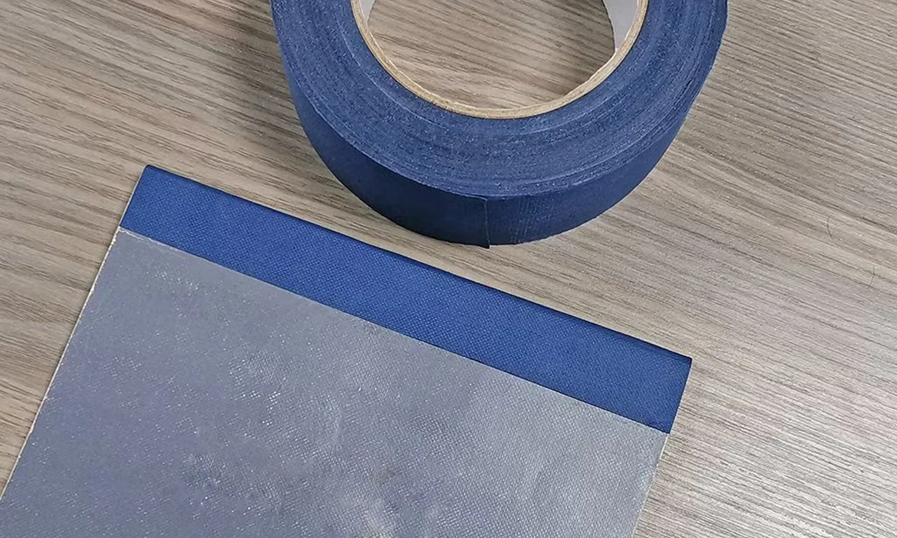 Thermal tape binding with strong adhesive spine for professional document finishing